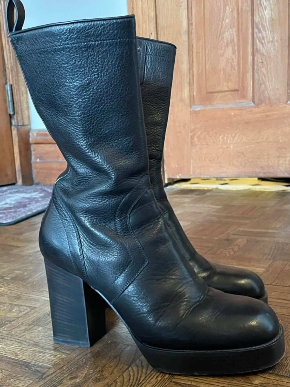 Rick Owens FW18 Glitter Heels